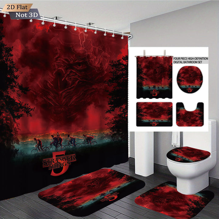 Stranger Things Adventure-Themed Digital Bathroom Set Kalsten