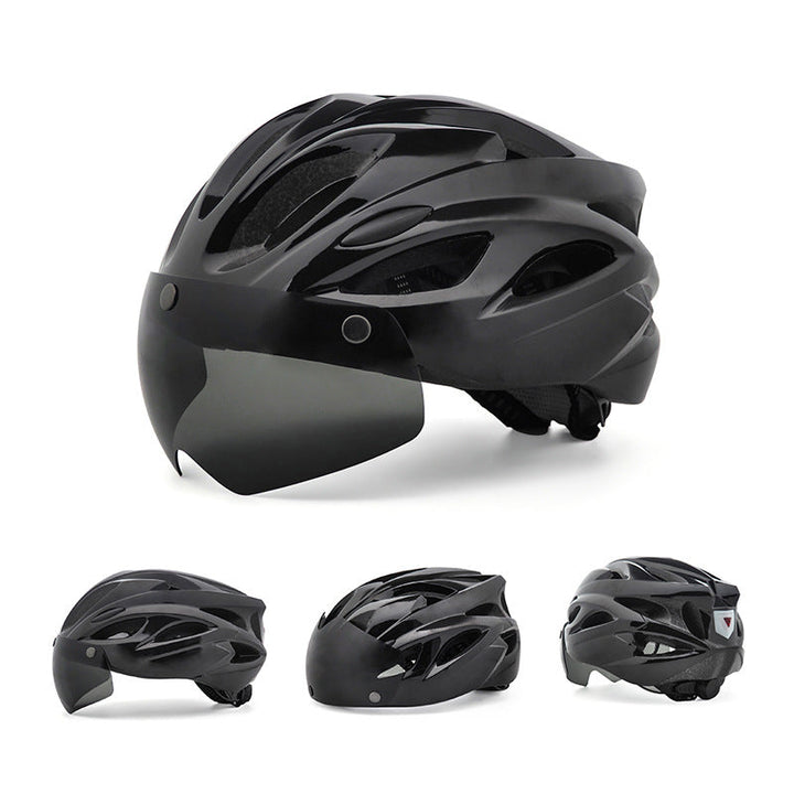 Aerodynamic Cycling Helmet with Integrated Visor Kalsten