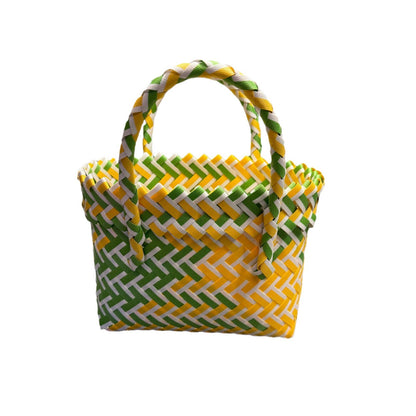 Playful basket bag with bow Acalora