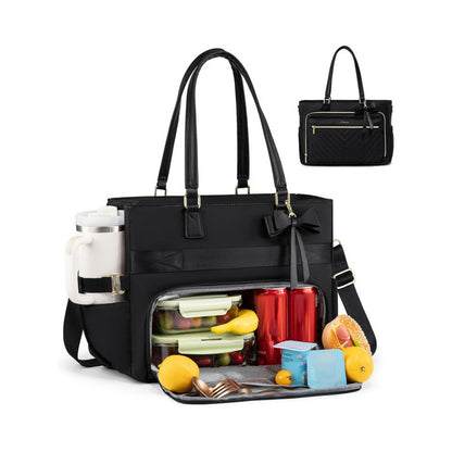 Insulated Multi-Compartment Lunch Tote Acalora