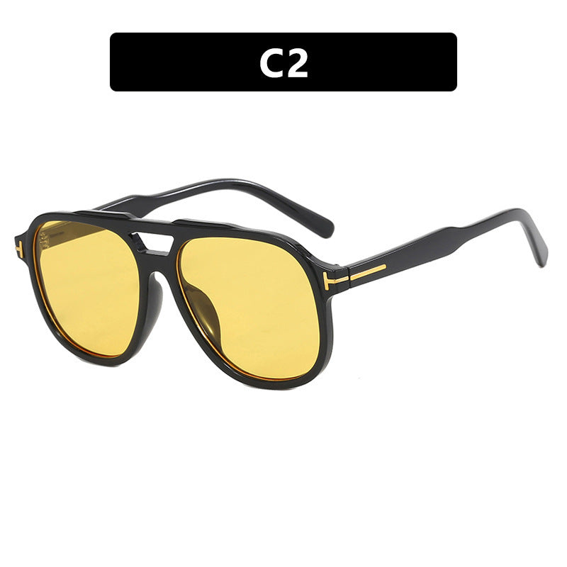 Women's stylish sunglasses in a modern design with a unique Kalsten frame