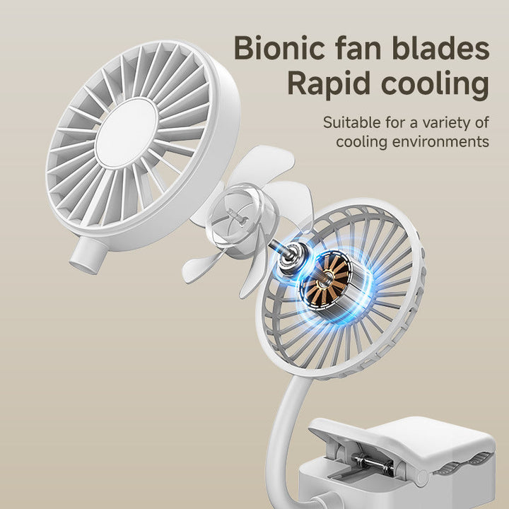 Unisex portable clip fan with adjustable arm Kalsten