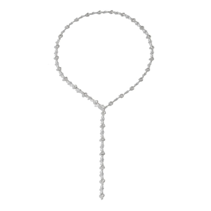Heart-Shaped Gemstone Choker Necklace Kalsten