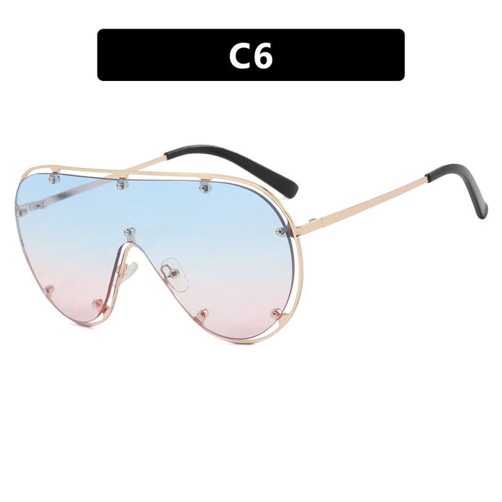 Women's fashionable oversized sunglasses in stylish retro design Kalsten