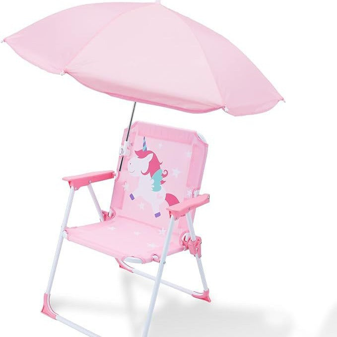 Ladies high chair with sun protection and animal motif Kalsten