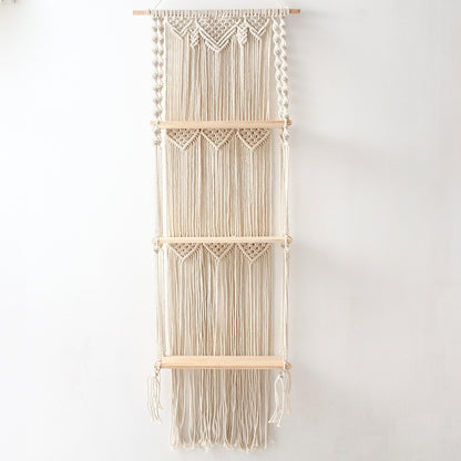 Decorative Macrame Wall Hanging Shelf Acalora