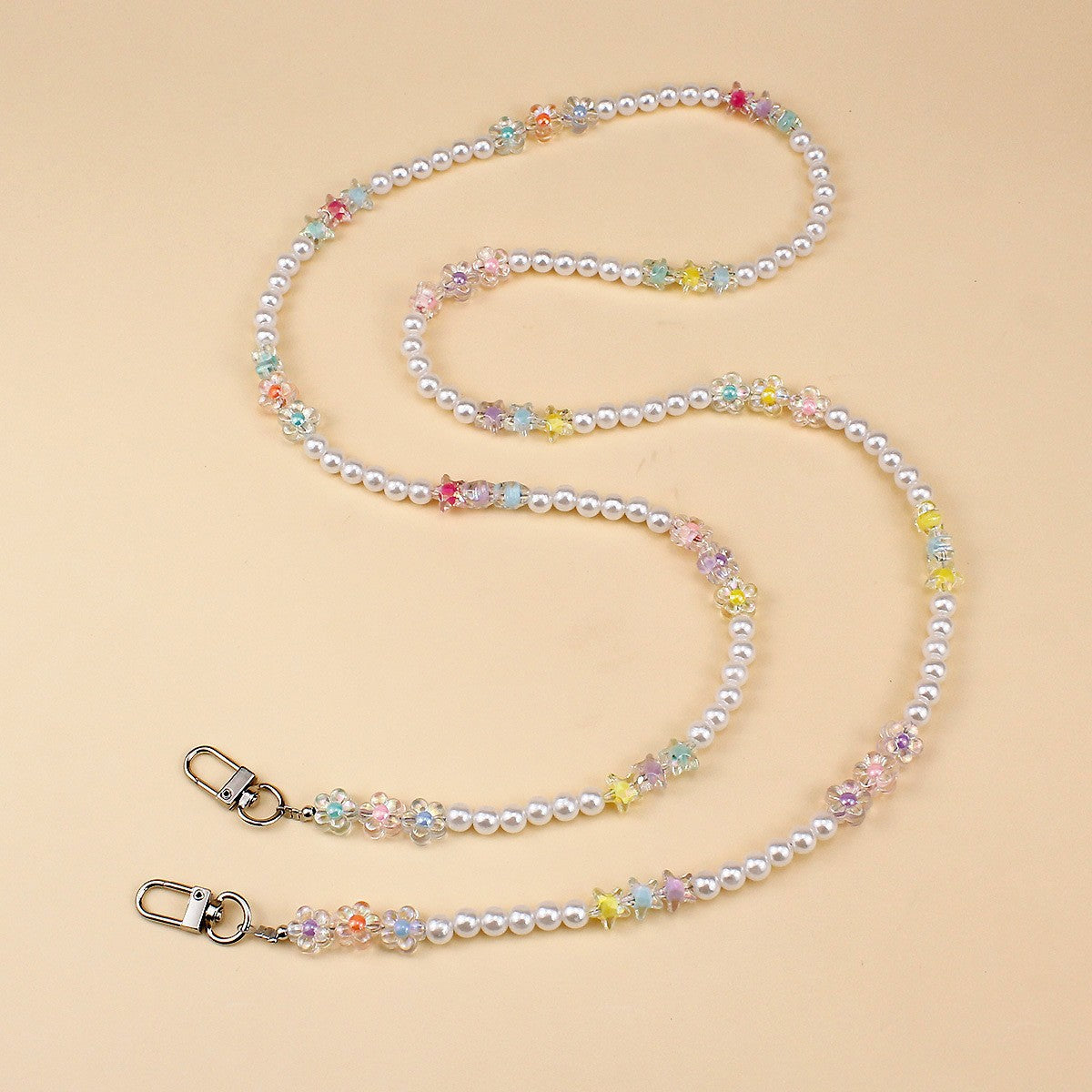 Elegant Beaded Eyewear Chain Acalora