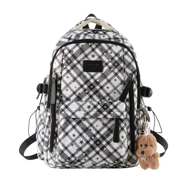 Multi-Compartt Star-Patterned Backpack Kalsten