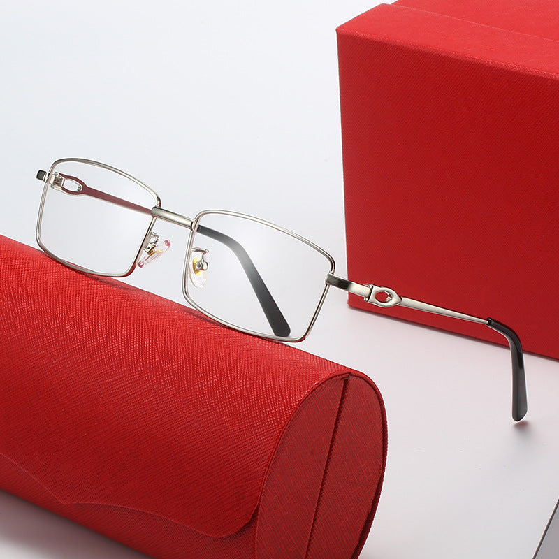 Women's elegant half-frame glasses with fine metal frame Kalsten