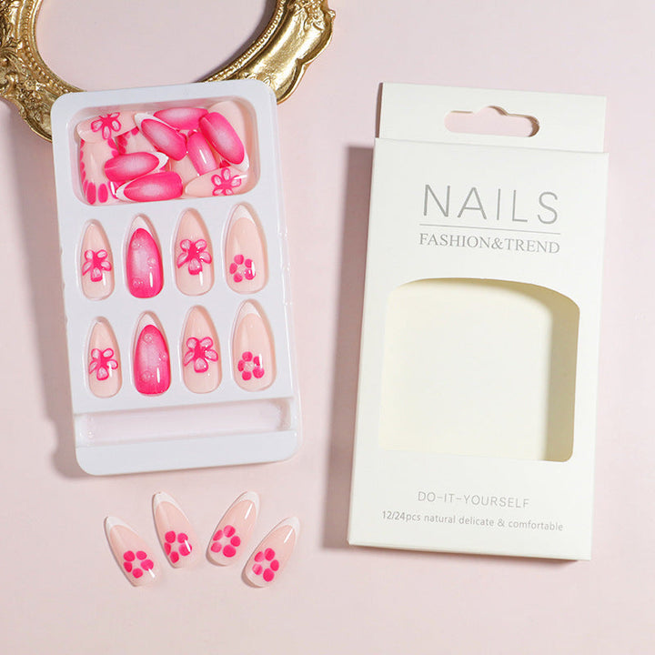 Premium Press-On Nail Set with Decorative Accents Kalsten