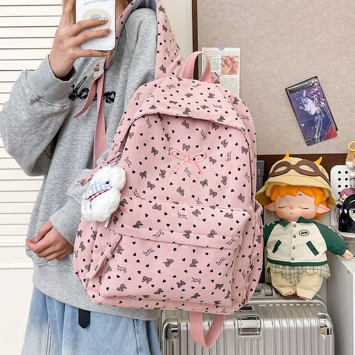 Floral-Patterned Travel Backpack Kalsten