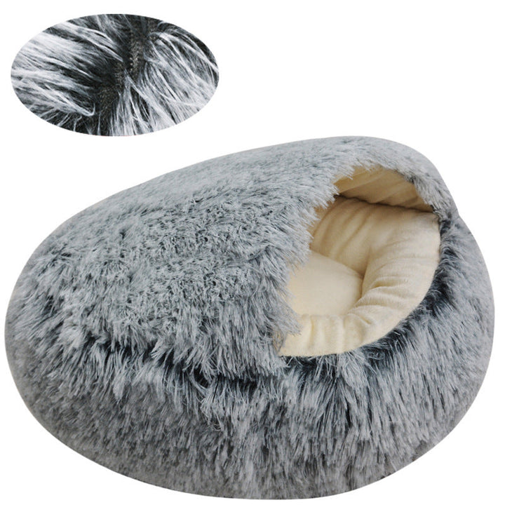 Cozy Soft  Hideaway  Dog Bed