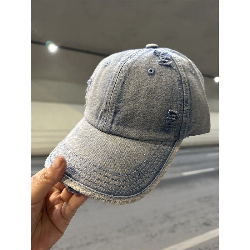 Women's Distressed Denim Baseball Cap Kalsten 1784084028