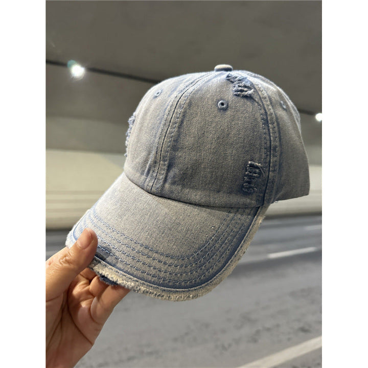 Women's Distressed Denim Baseball Cap Kalsten 1784084028
