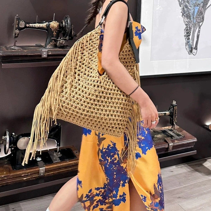 Macrame Drawstring Bag Kalsten