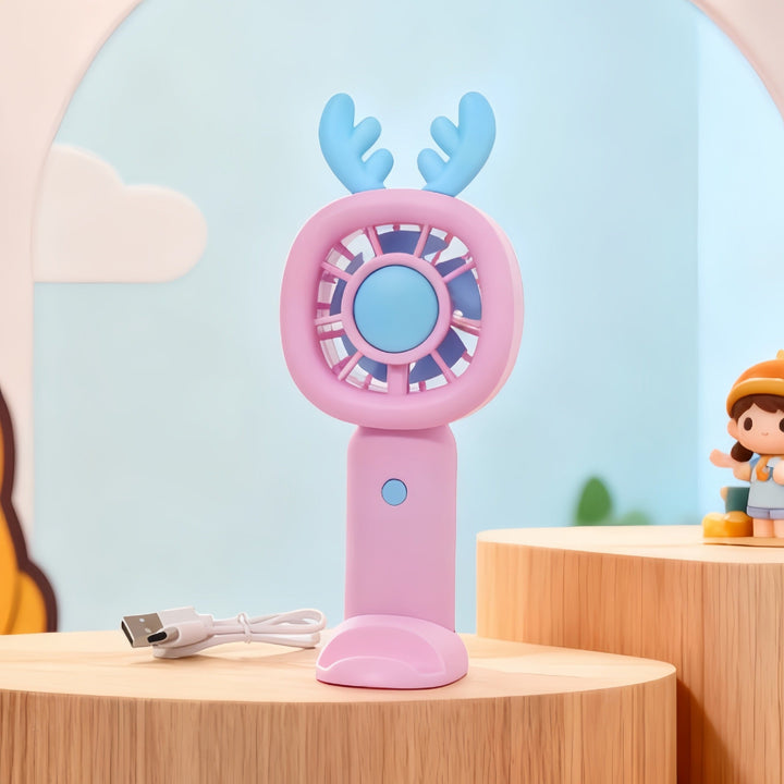 Ladies' portable mini fan in playful bunny design Kalsten