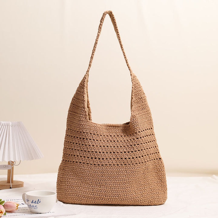 Hand-crocheted tote bag with generous volume Kalsten