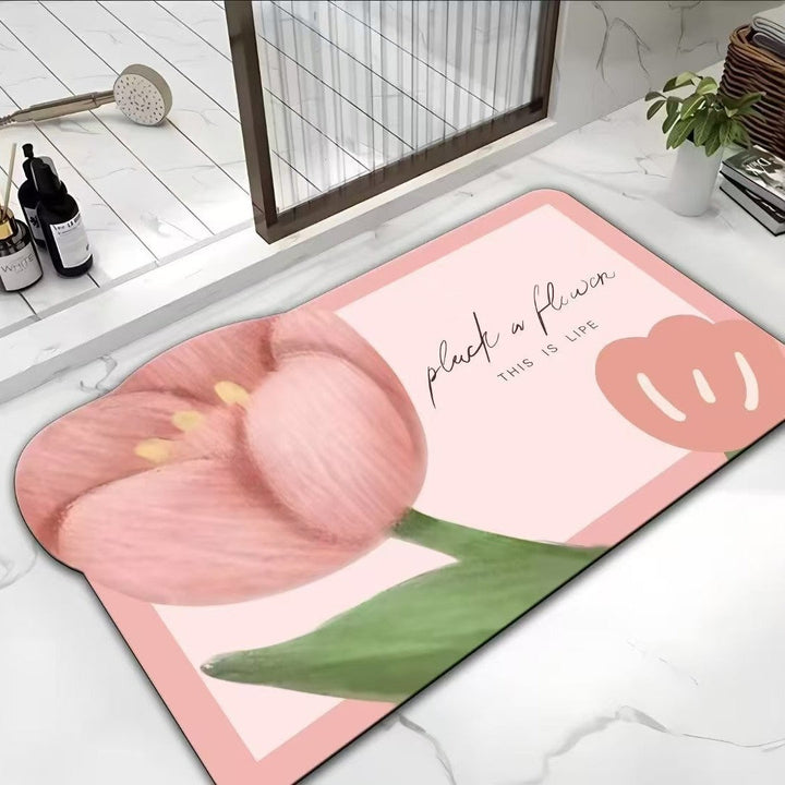Decorative Floral Kitchen Mat Kalsten