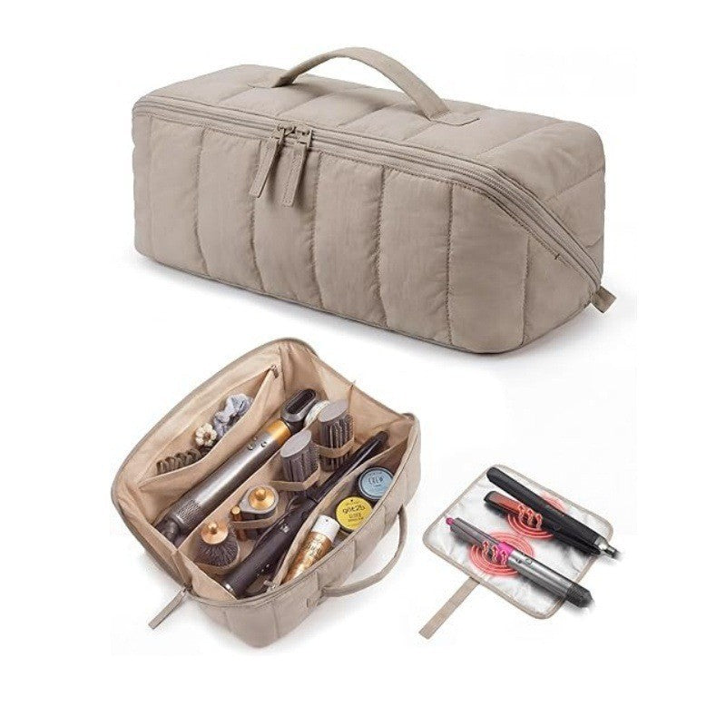 Padded cosmetic bag with organizer Kalsten