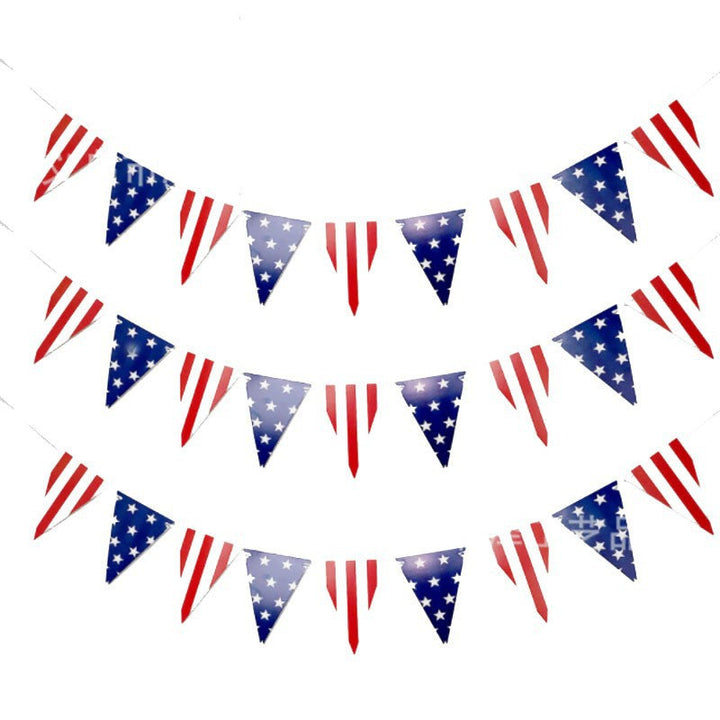 Unisex multi-piece party decoration set with paper fans pom poms bunting garland Kalsten
