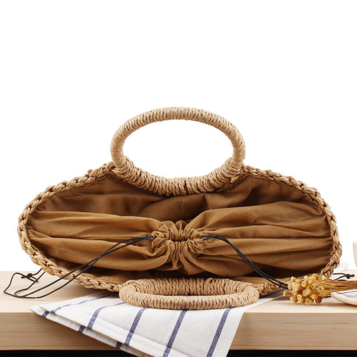 Stylish basket bag with wide handle Kalsten