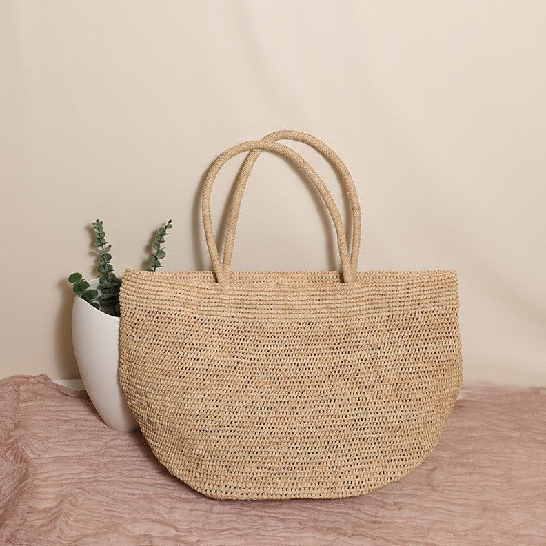 Handcrafted Beach Bag Made of Natural Material Kalsten