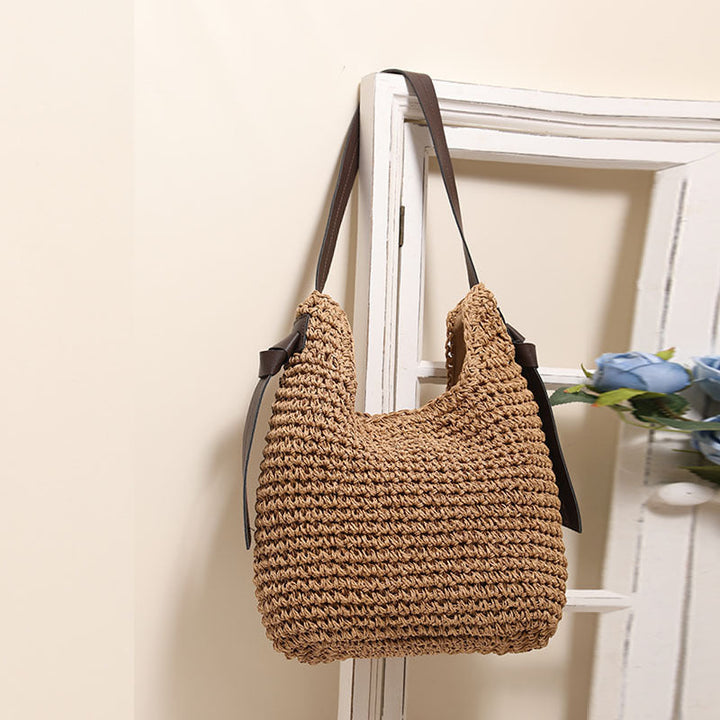 Fashionable Handmade Shoulder Bag Made of Natural Material Kalsten