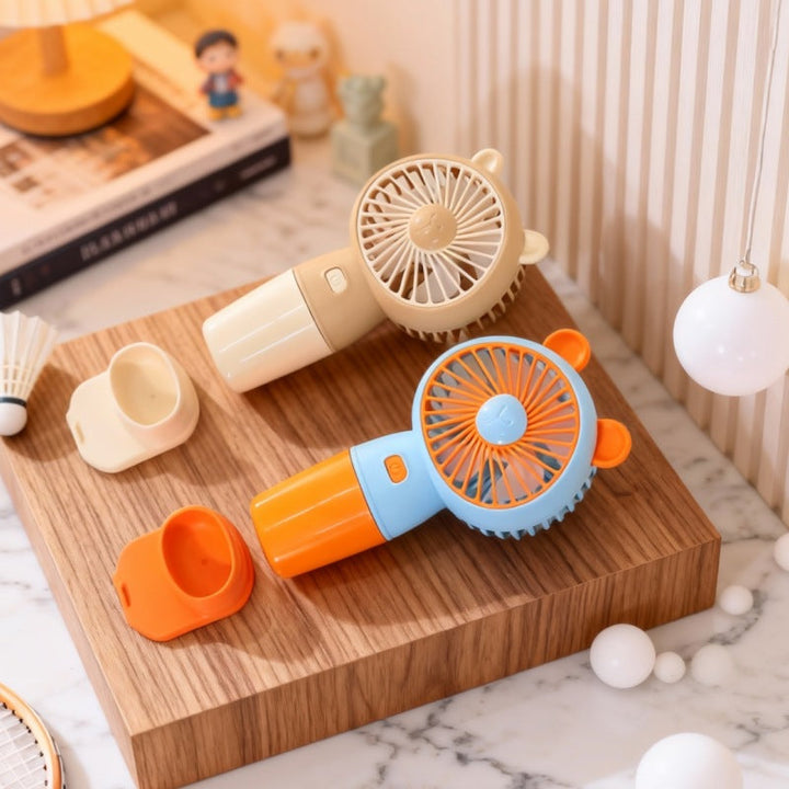 Women's portable hand-held fan with innovative animal design Kalsten