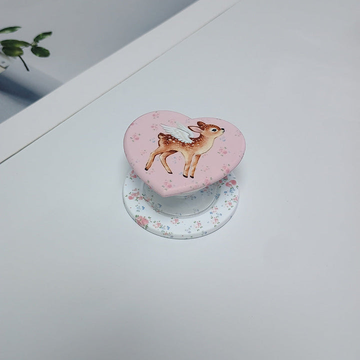 Heart-Shaped Character Phone Grip Kalsten