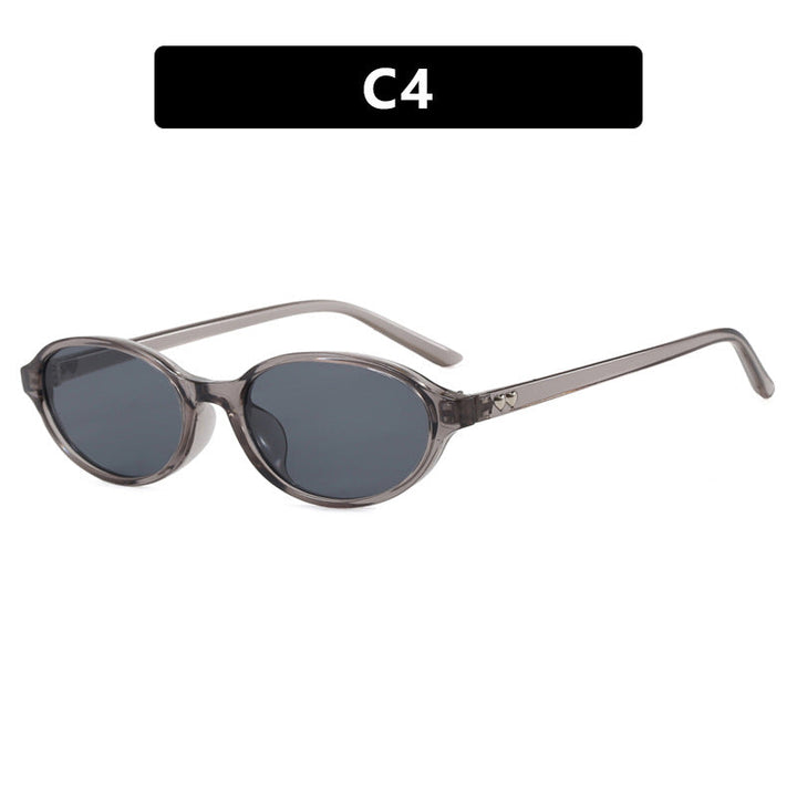 Women's fashionable sunglasses with oval frame and UV protection Kalsten