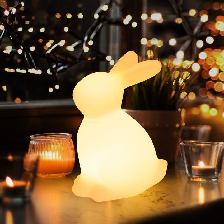Contemporary Creative Rabbit PE LED Table Lamp for the Bedroom | Kalsten