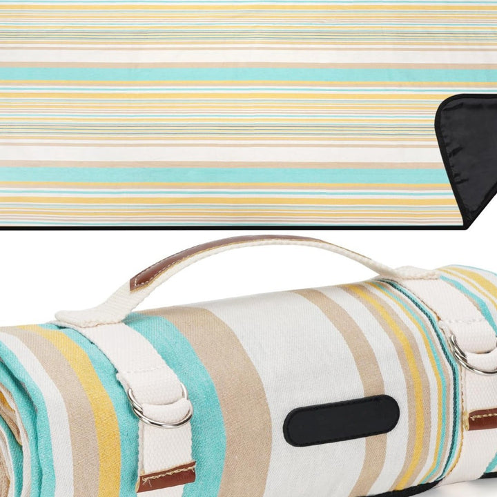 Unisex Picnic blanket with water-repellent underside and carrying handle Kalsten