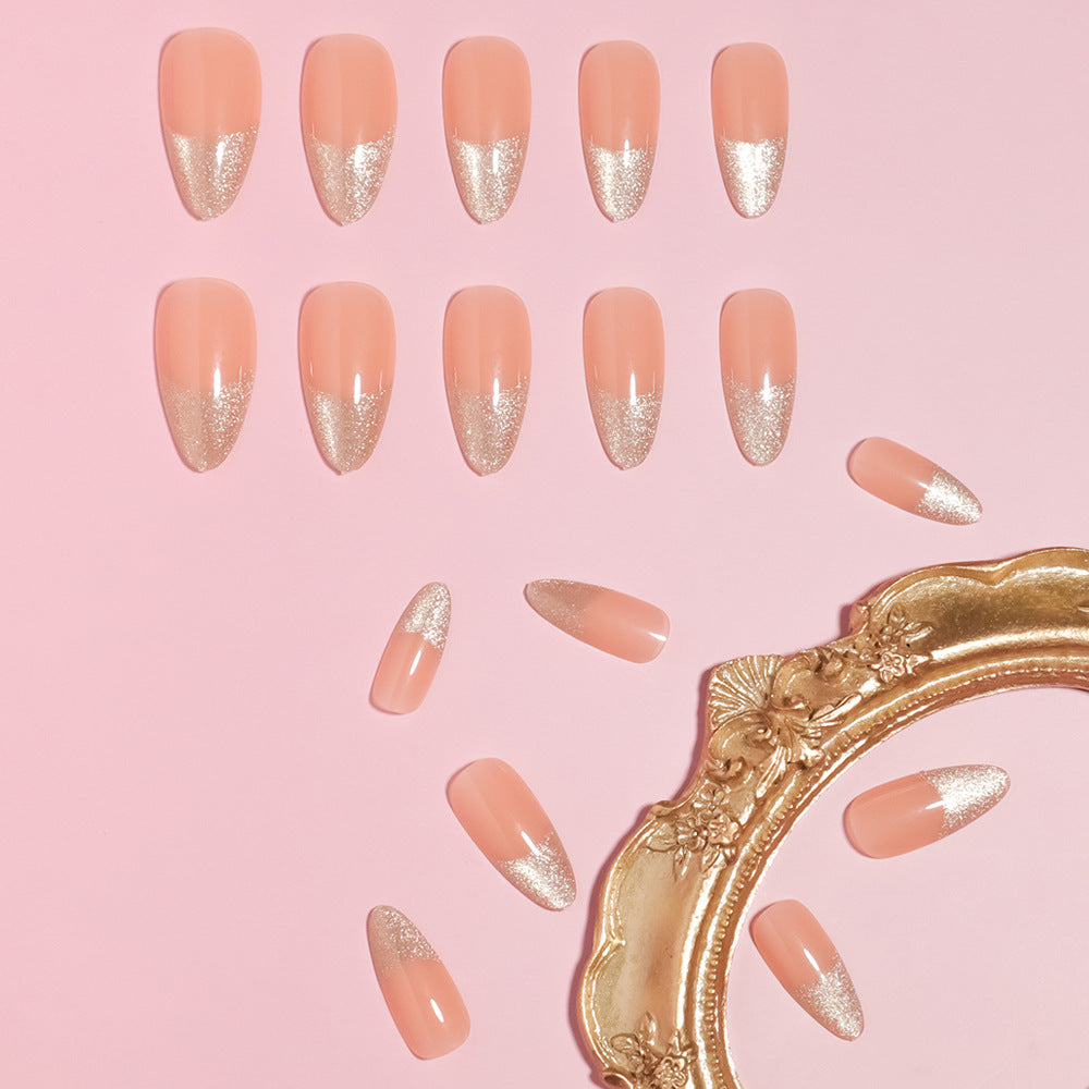 Elegant Almond-Shaped Press-On Nails Kalsten