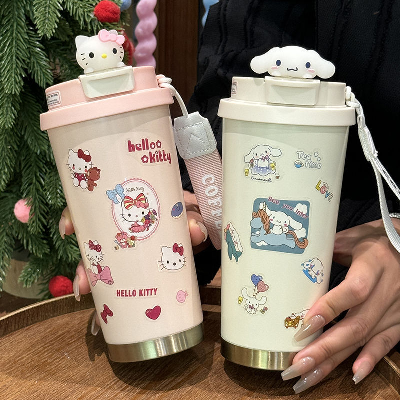 Women's insulated mug with playful character design Kalsten
