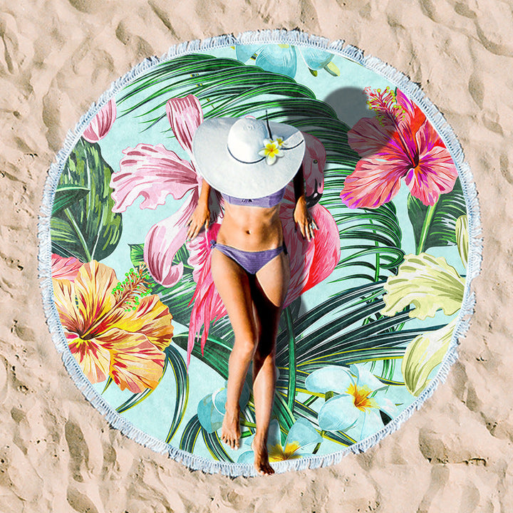 Rundstrand towel with unique sunset design Kalsten
