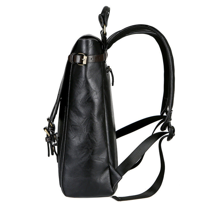 Elegant Laptop Backpack with High-Quality Synthetic Leather Coating Kalsten