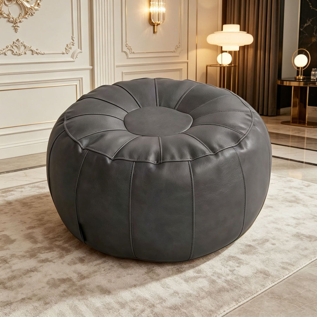 Ladies Elegant Leather Stool in Modern Design Kalsten