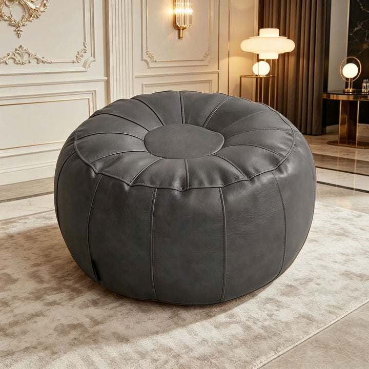 Ladies Elegant Leather Stool in Modern Design Kalsten