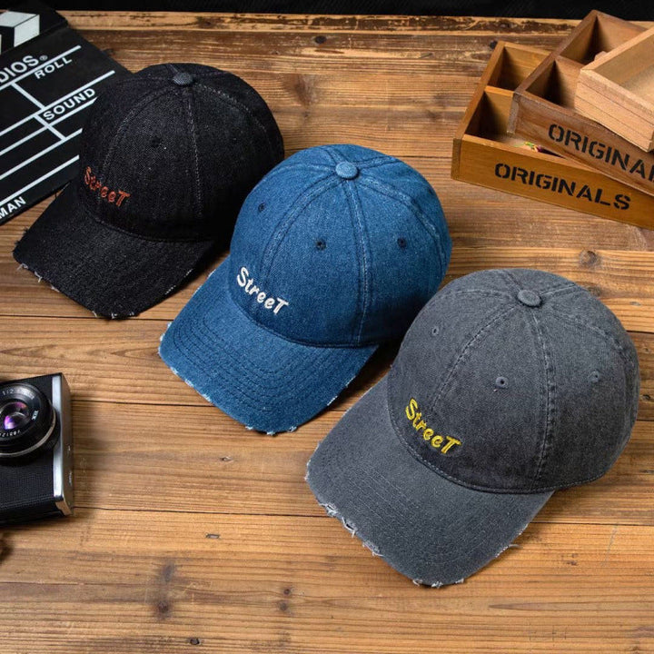 Women's Distressed Denim Baseball Cap Kalsten 1784084141