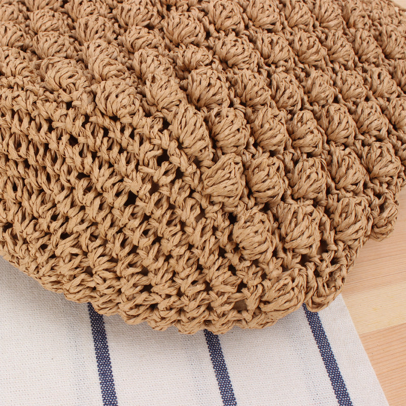 Hand-knotted bucket bag with textured surface Kalsten