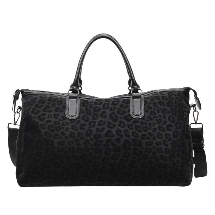 Stylish Leopard Print Travel Duffel Bag