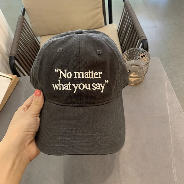 Women's Embroidered Motivational Phrase Baseball Cap Kalsten