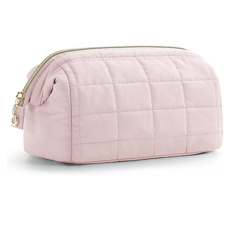 Cosmetic bag with matte finish and zipper Kalsten