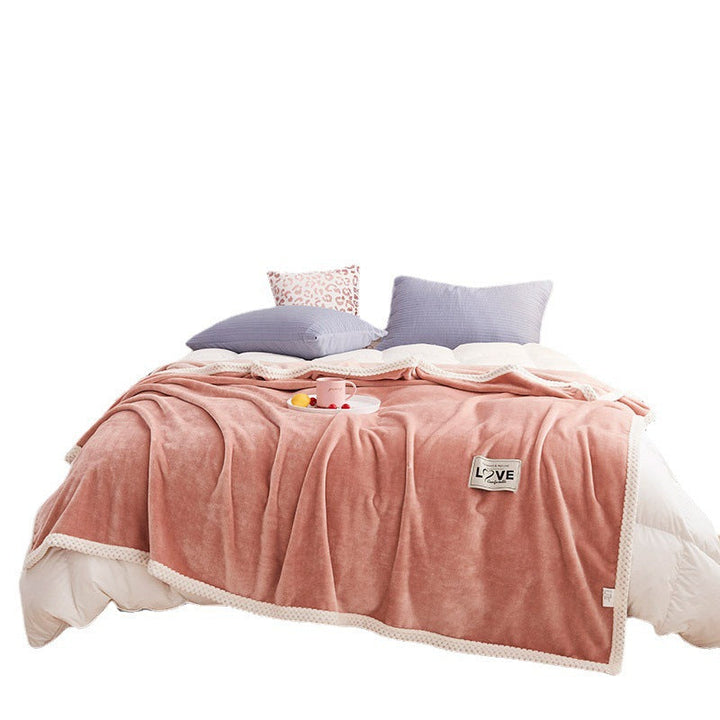 Women's Fluffy Cuddle Blanket with Playful Cloud Pattern Kalsten