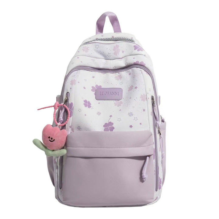 Versatile Floral Print Backpack Kalsten