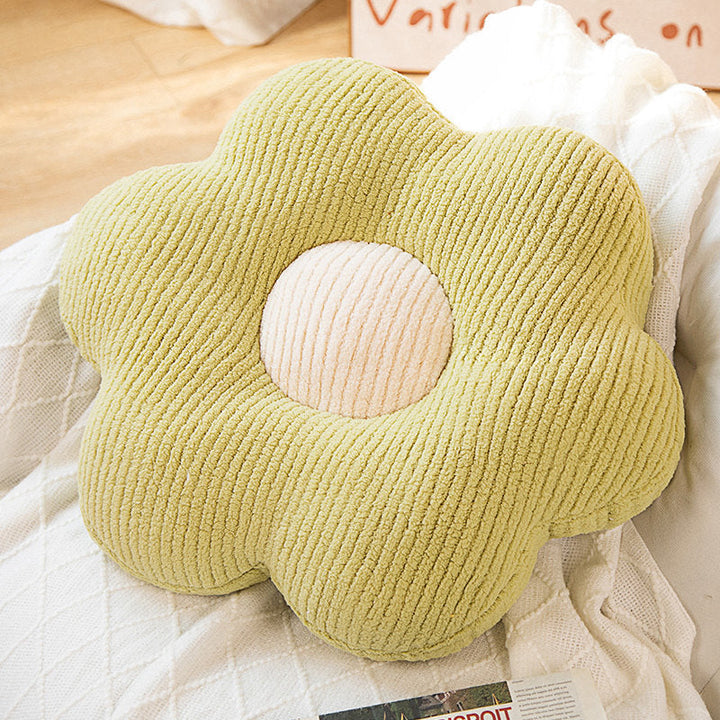 Flower-shaped cuddly pillow Kalsten