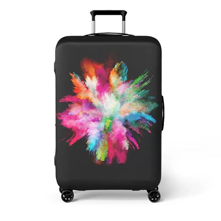 Women's hard shell suitcase with exciting travel motif Kalsten