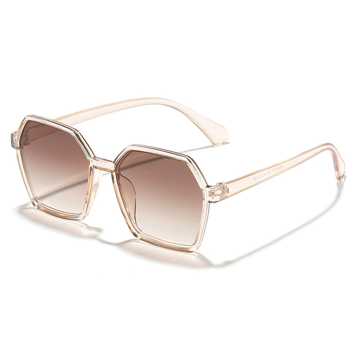 Women elegant sunglasses in modern hexagon design Kalsten