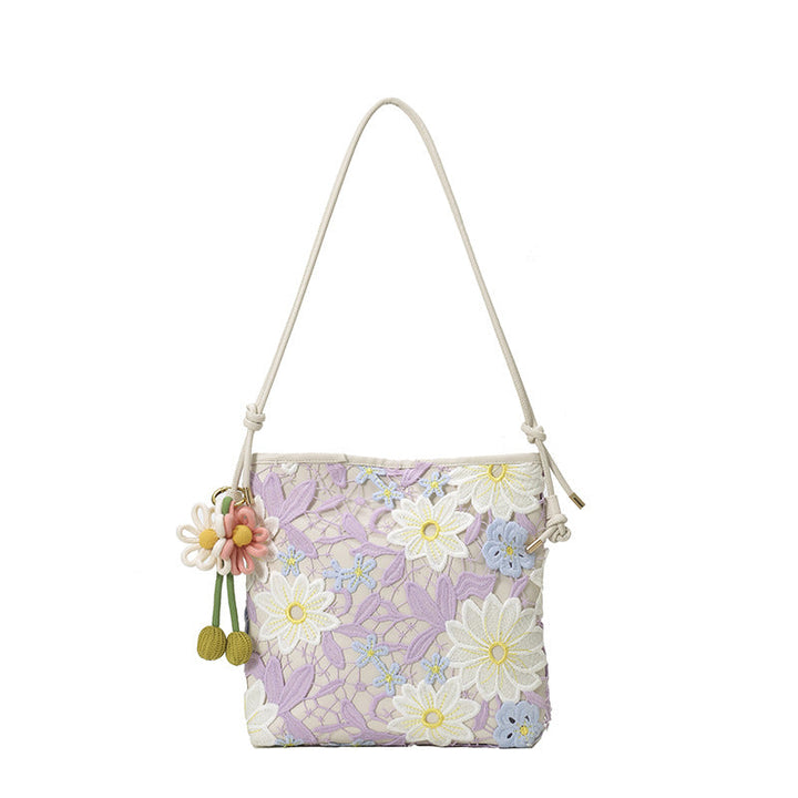 Artfully Embroidered Handbag Kalsten