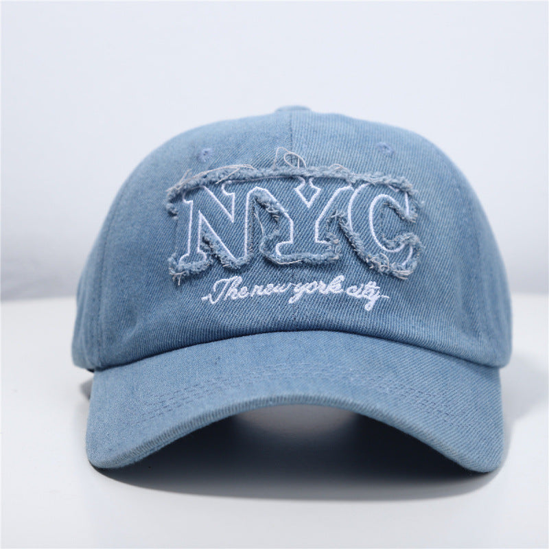 Women's Distressed Denim Baseball Cap Kalsten 1784084140